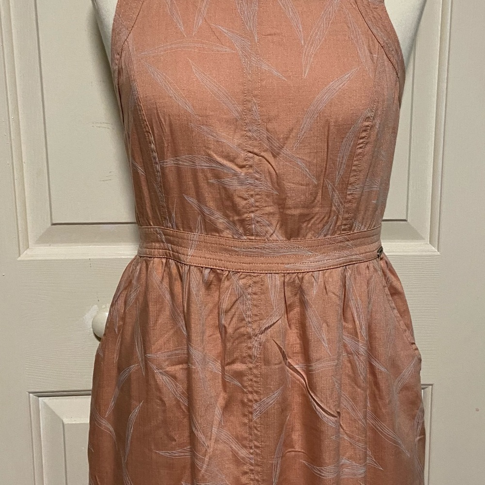 PrAna Sun Drifter dress apple blossom leaves - Picture 4 of 16